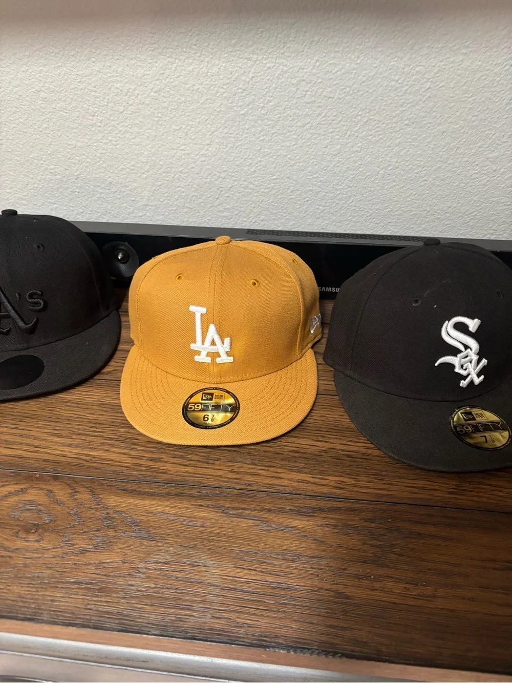 New Era LA Dodgers Mustard Gold Fitted Cap